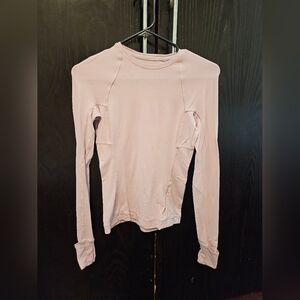 Lululemon Its Rulu Run Long Sleeve ShirtPink Mist Size 2
